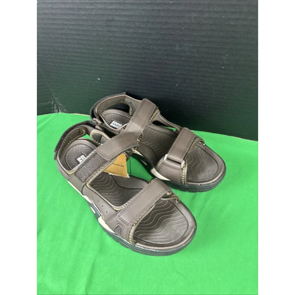 Eddie Bauer Mens Water Sandal Brown Outdoor Casual Strappy Size 10 196064557465